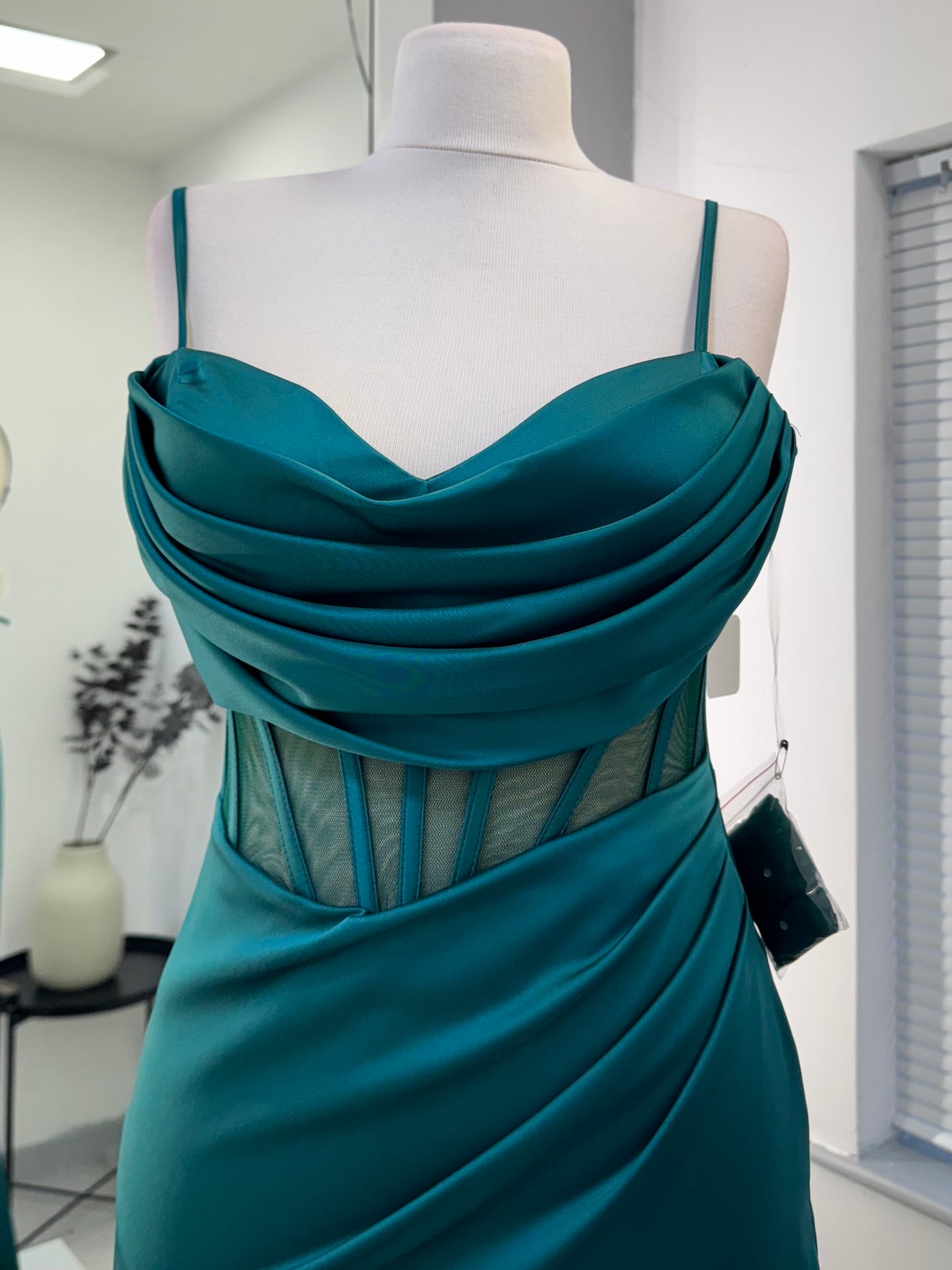 Emerald Green Corset Gown