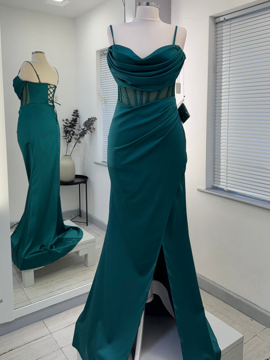 Emerald Green Corset Gown